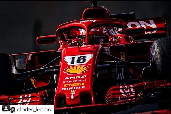 Charles Leclerc su Ferrari