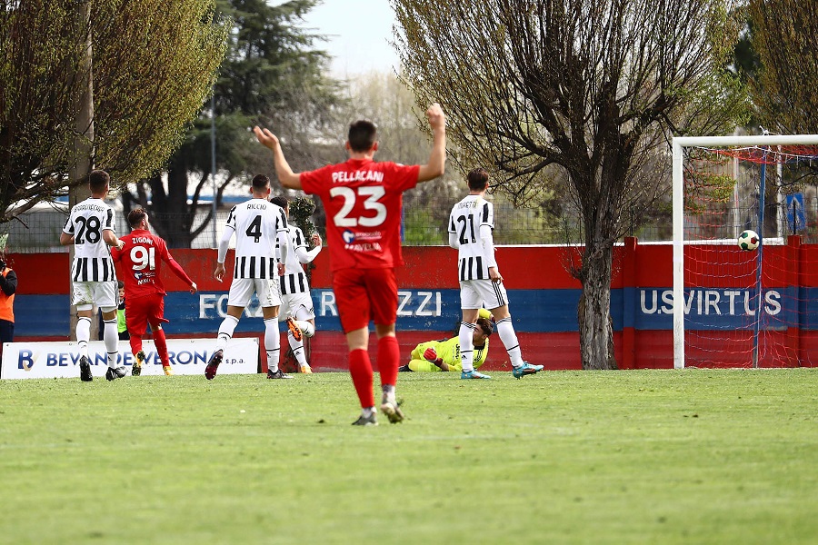 serie c: pari tra virtus verona e juventus u23